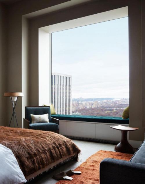 Спальня с великолепным Видом за окном.