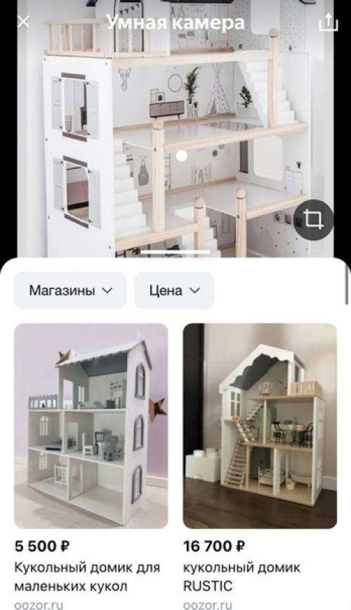 Оцените элементы интерьера детской для девочек - как вам большая игровая зона с кукольными домиками. 01