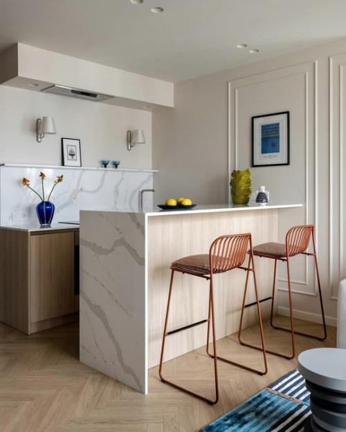 Квартира для певицы: базовая палитра с яркими акцентами. 02