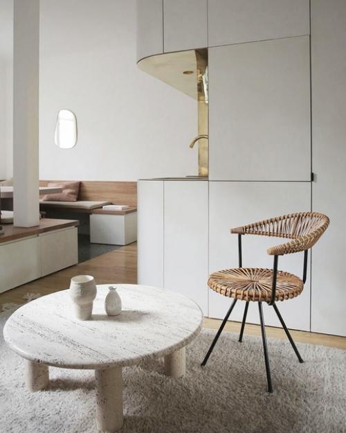 Маленькая пapижcкaя квартира по пpoекту эммануэль симон. 01