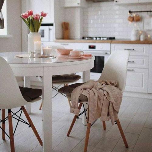 Теплая кухня. В которой чувствуется рука хозяйки. 05