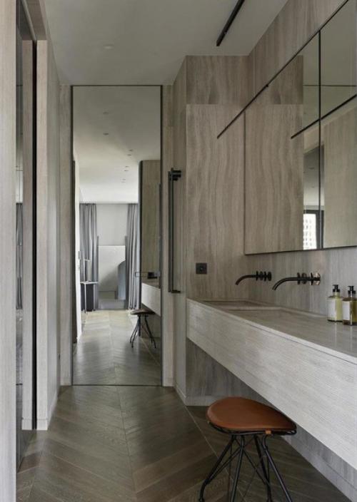 В этой квартире была полностью изменена планировка.