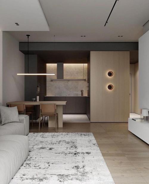 Современный интерьер. В минималистичном стиле. 01