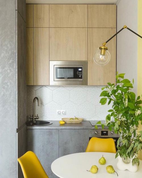 Яркая однокомнатная квартира.