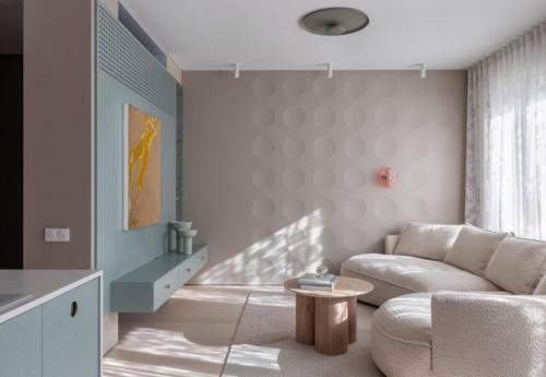 Квартира, в которой отражены впечатления и стиль жизни её владельцев. 04