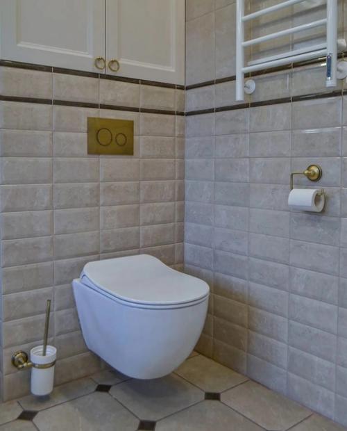 Гостевая ванная комната на мансардном этаже. 03