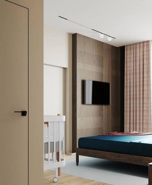 Изысканная спальня. В шоколадных цветах. 01