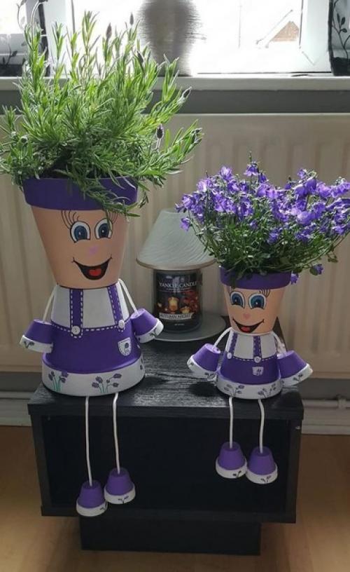 Миленькие горшочки, которые поднимут ваше настроение. 07