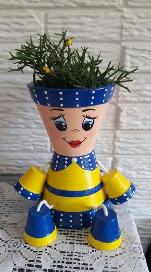 Миленькие горшочки, которые поднимут ваше настроение. 01