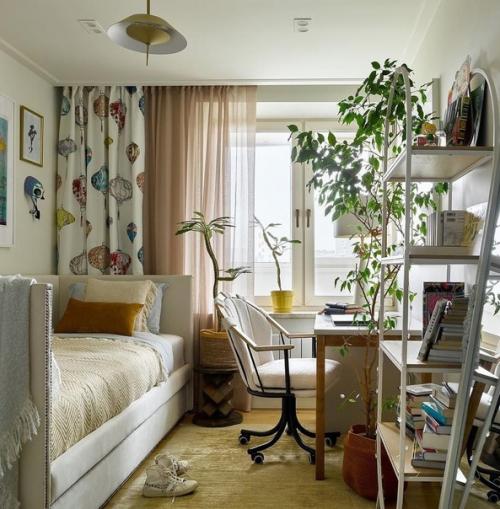 Чудесный интерьер с миксом стилей.