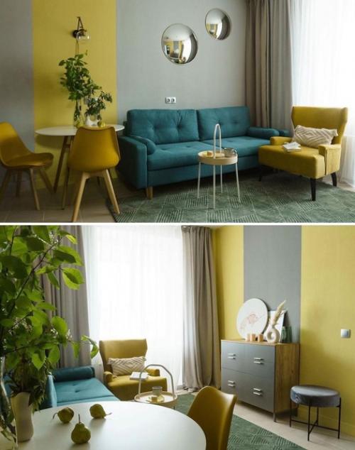 Яркая однокомнатная квартира. 02