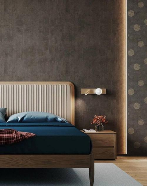 Изысканная спальня. В шоколадных цветах. 02