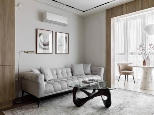 Сдержанная элегантность: монохромный интерьер. 01