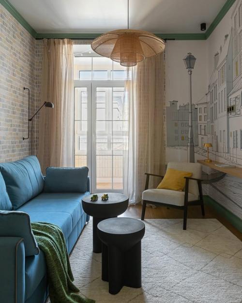 Квартира с акцентом на уют и творчество. 04