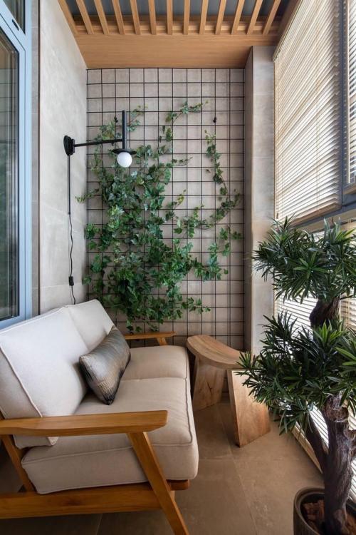 Интерьер вдохновлён японской философией: минимализм, натуральные материалы и баланс. 03