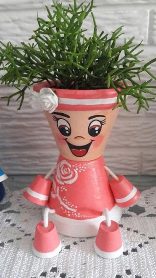 Миленькие горшочки, которые поднимут ваше настроение. 03