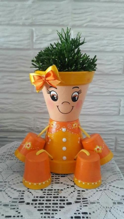 Миленькие горшочки, которые поднимут ваше настроение. 05