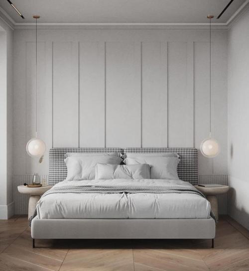 Светлый интерьер. С небольшим количеством темных элементов, которые подчеркивают самые интересные моменты. 04