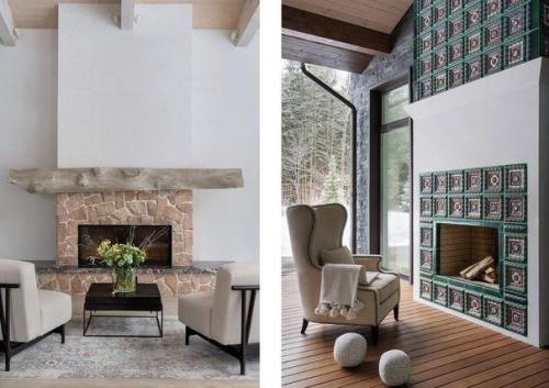 Природные мотивы и материалы в оформлении интерьера дома. 02