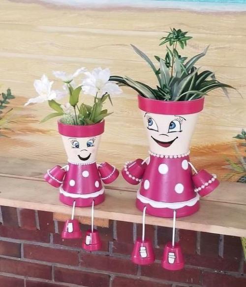 Миленькие горшочки, которые поднимут ваше настроение. 04