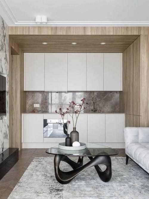 Сдержанная элегантность: монохромный интерьер. 03