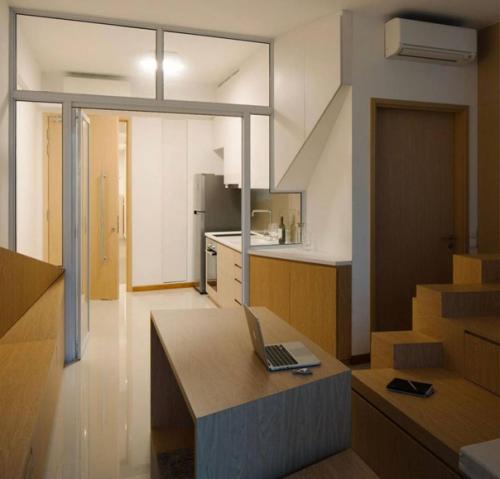 Дизайн интерьера в крохотной квартире. 02