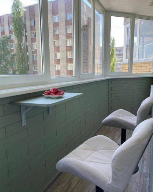 Бюджетное оформление балкона. 01