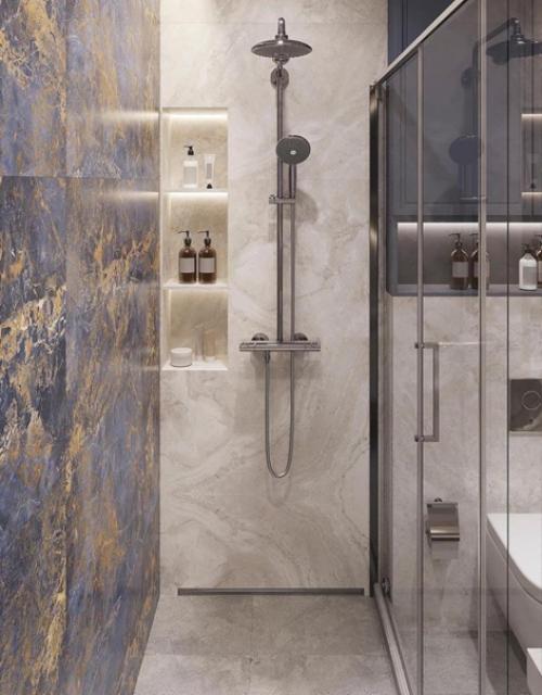 Интерьер совмещенного санузла. 05