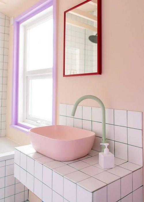 Тренд: цветная сантехника - смело, ярко, современно. 06