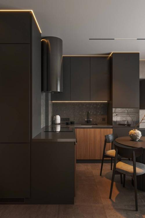 Дарк - минимализм: строго, выразительно, удобно. 07