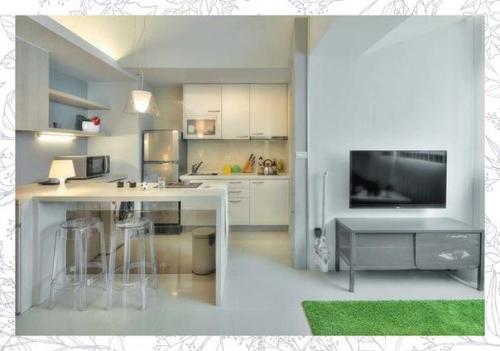 Когда в малютке квартире - студии все продумано до мелочей (32 кв. 04