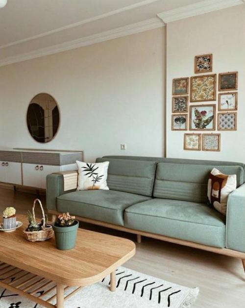 Вот такая гостиная в скандинавском стиле.