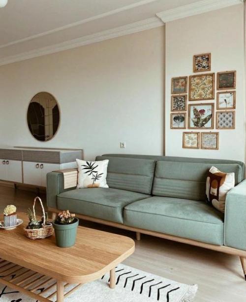 Вот такая гостиная в скандинавском стиле. 06