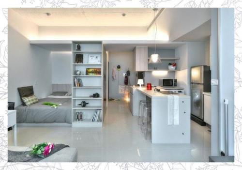 Когда в малютке квартире - студии все продумано до мелочей (32 кв. 03