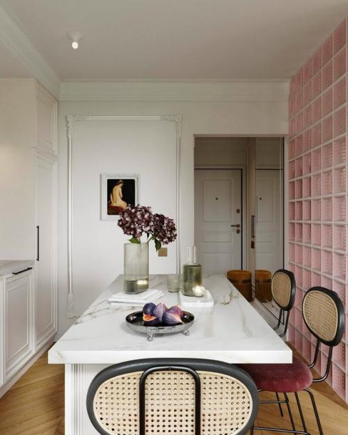 Маленькая квартира в розовых тонах. 04
