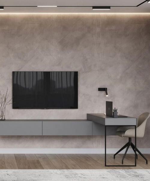 Интересный интерьер. С нотками брутальности.