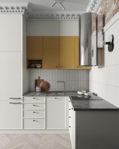 На такой маленькой площади (25 м 2) удалось разместить абсолютно все необходимое. 01