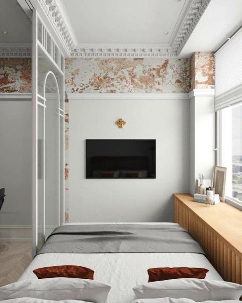 На такой маленькой площади (25 м 2) удалось разместить абсолютно все необходимое. 06