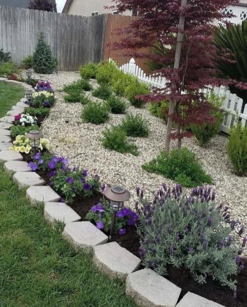 Много вариантов красивых дачных двориков. 07