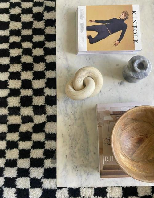 Шахматная клетка в интерьере - возвращение графики. 09