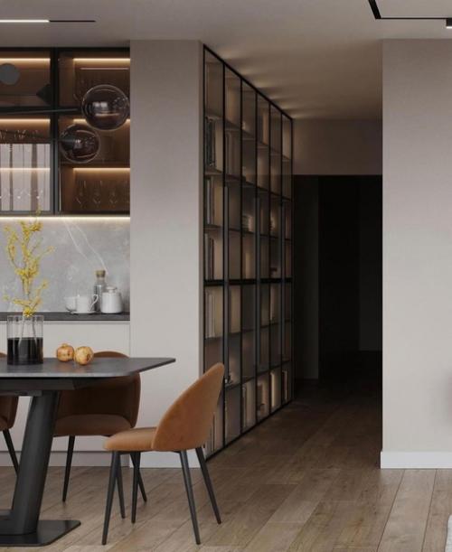 Интересный интерьер. С нотками брутальности. 01