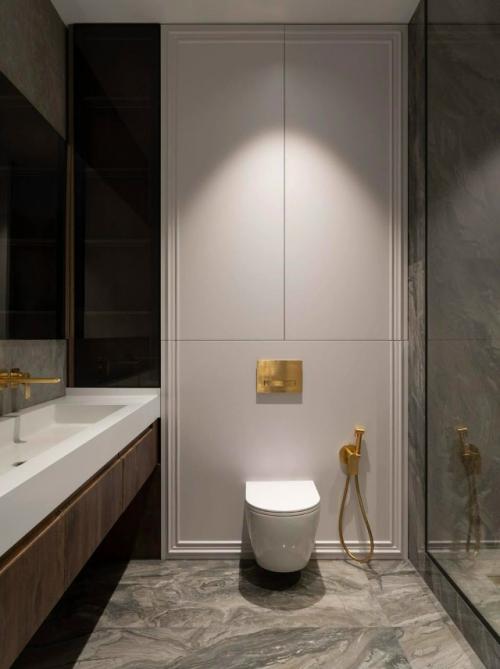 Золото и молдинги: стильная квартира в Петербурге. 08