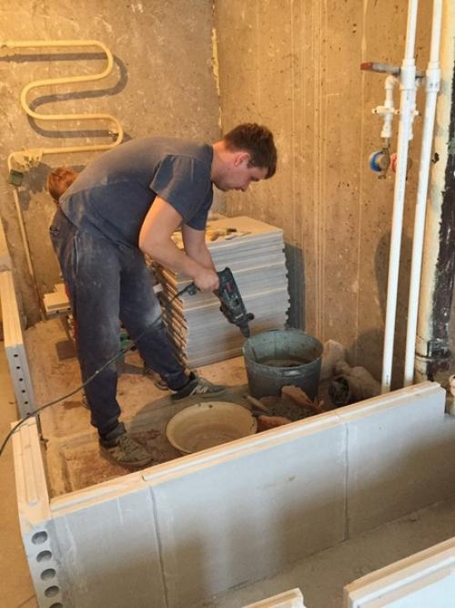 Облагородили наш совмещенный санузел. 02