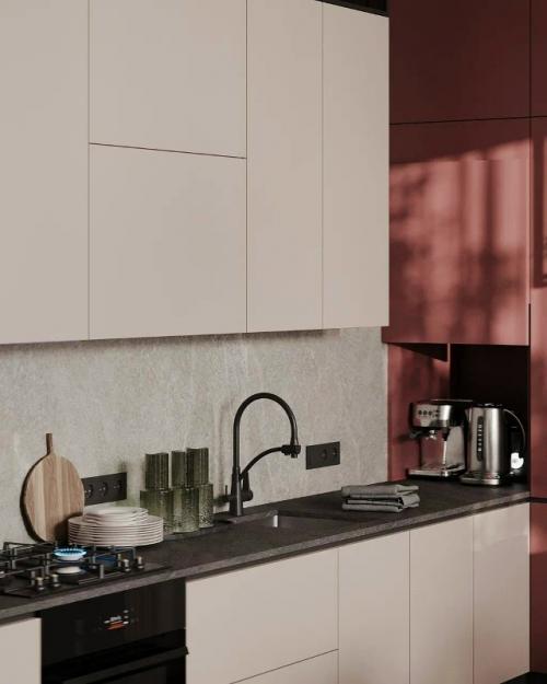 Квартира в насыщенных тонах. 08