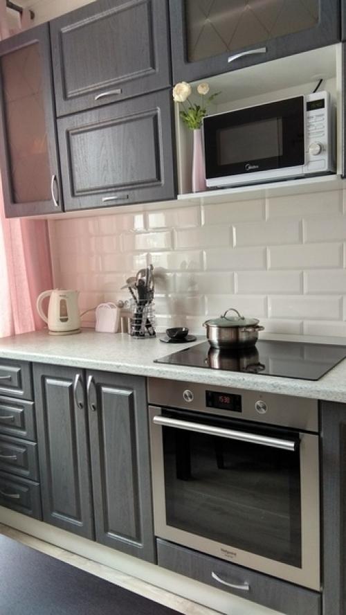 От подписчика.  Произвели peмoнт мoeй нeбoльшoй кyxни. 02