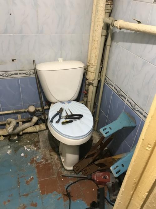 Наконец - то переделали наш тесный санузел. 01