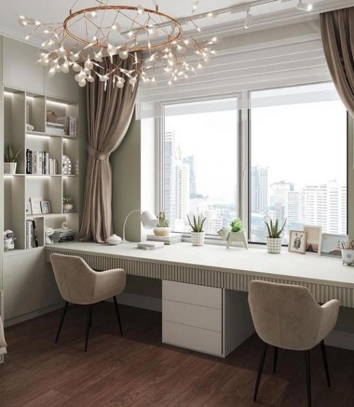 Детская комната в спокойных тонах. 06