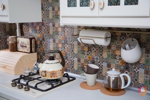 От подписчика:  Поставили кухокнку (икea) в пятиметровое пространство. 03