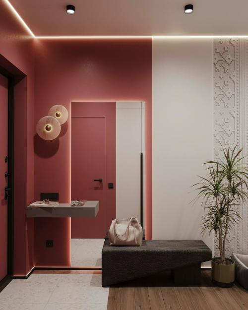 Квартира в насыщенных тонах. 06