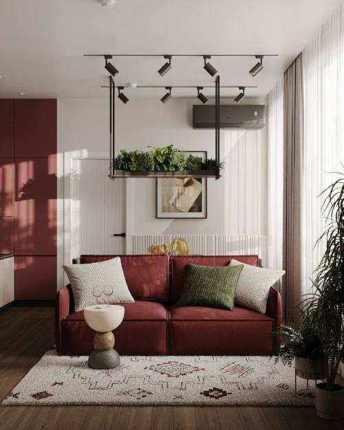 Квартира в насыщенных тонах. 02